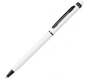 TOUCHWRITER BLACK, ручка шариковая со стилусом для сенсорных экранов, белый/черный, алюминий