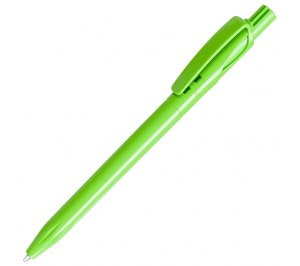 Ручка шариковая TWIN SOLID, зеленое яблоко, пластик