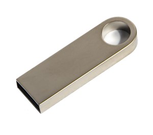 USB flash-карта SMART (8Гб), серебристая, 3,9х1,2х0,4 см, металл