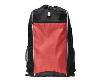 Рюкзак Fab, красный/чёрный, 47 x 27 см, 100% полиэстер 210D