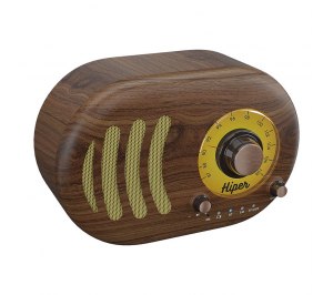 Колонка беспроводная RETRO S, цвет коричневый 
