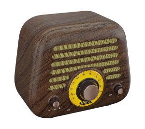 Колонка беспроводная RETRO L, цвет коричневый 