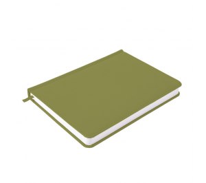 Ежедневник недатированный Campbell, А5,  оливковый, белый блок