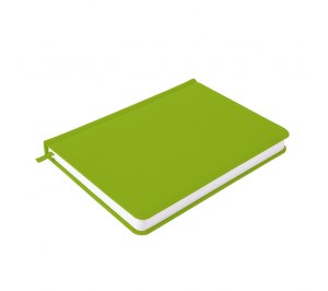Ежедневник недатированный Campbell, А5,  зеленое яблоко, белый блок