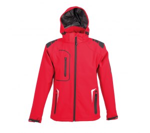 Куртка мужская "ARTIC", красный,S, 97% полиэстер, 3% эластан,  320 г/м2