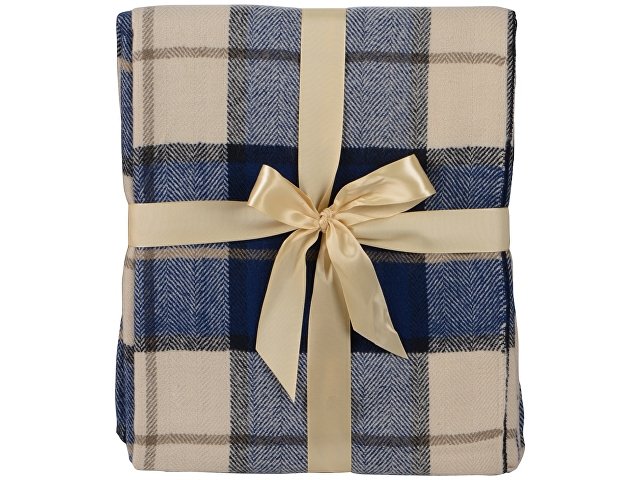 Плед акриловый в клетку Tartan, черный