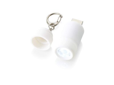 Мини-фонарь "Avior" с зарядкой от USB, белый