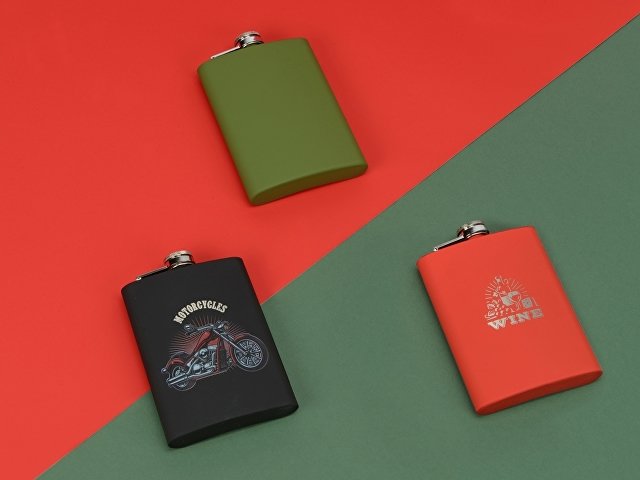 Фляжка 240 мл Remarque soft touch, красный