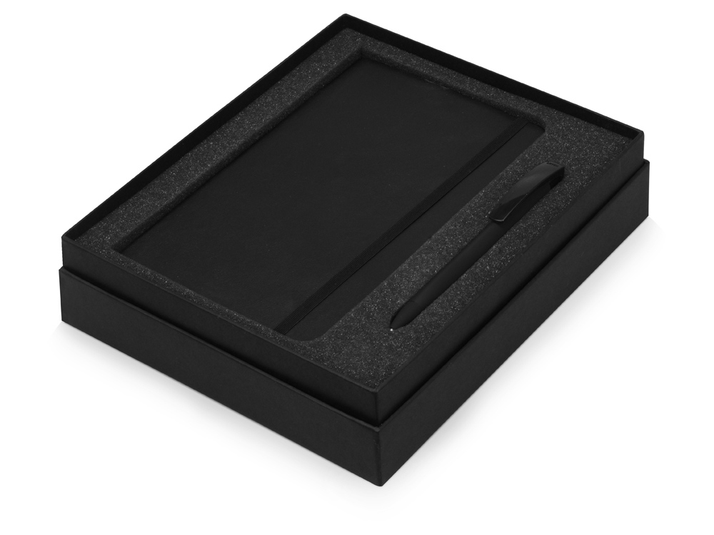 Подарочный набор Moleskine Amelie с блокнотом А5 и ручкой, черный