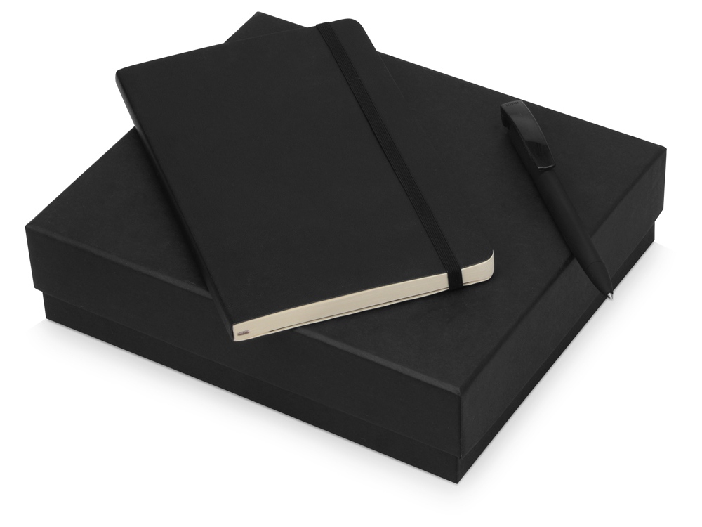 Подарочный набор Moleskine Amelie с блокнотом А5 и ручкой, черный