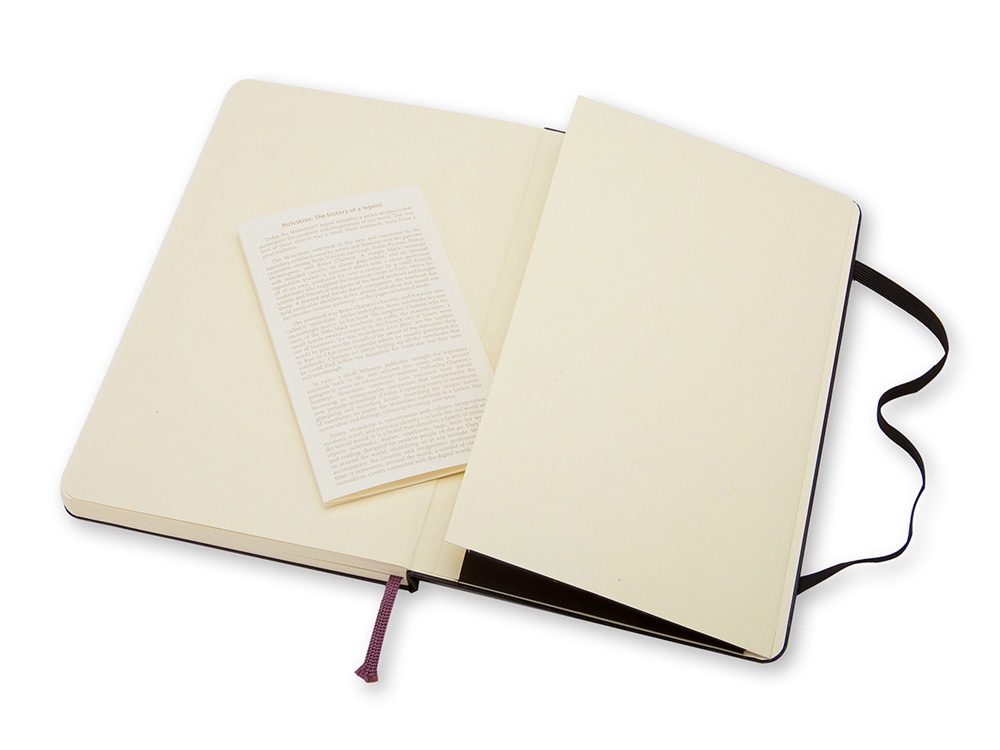 Записная книжка Moleskine Classic  (нелинованный), Pocket (9х14 см), черный