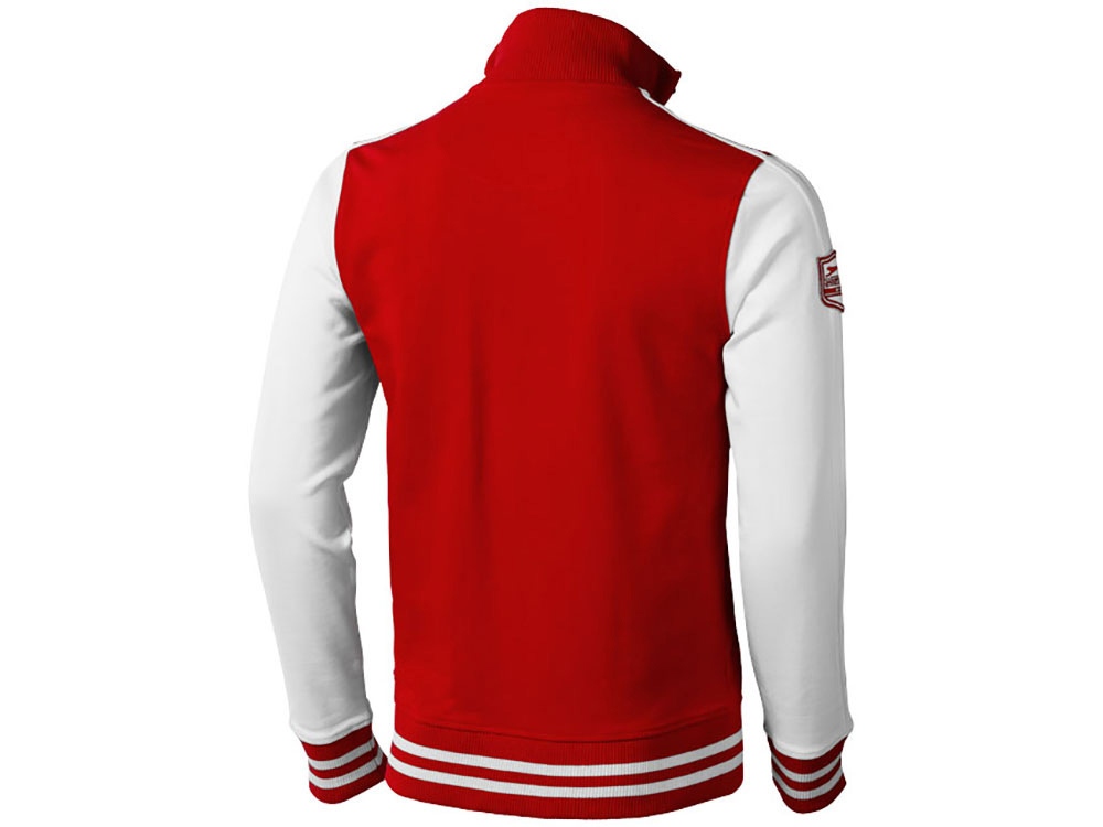 Толстовка Varsity, красный/натуральный белый