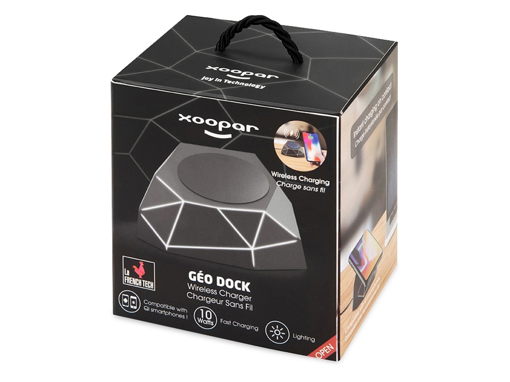 Док-станция с беспроводной зарядкой «Geo Dock». XOOPAR
