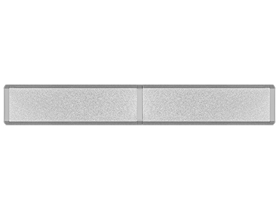 Футляр для ручки "Quattro Silver", серебристый