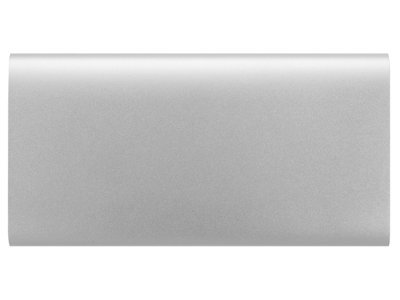 Портативное зарядное устройство с 2-мя USB-портами, 8000 mAh, серебристый