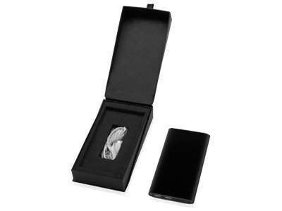 Портативное зарядное устройство с 2-мя USB-портами, 8000 mAh, черный