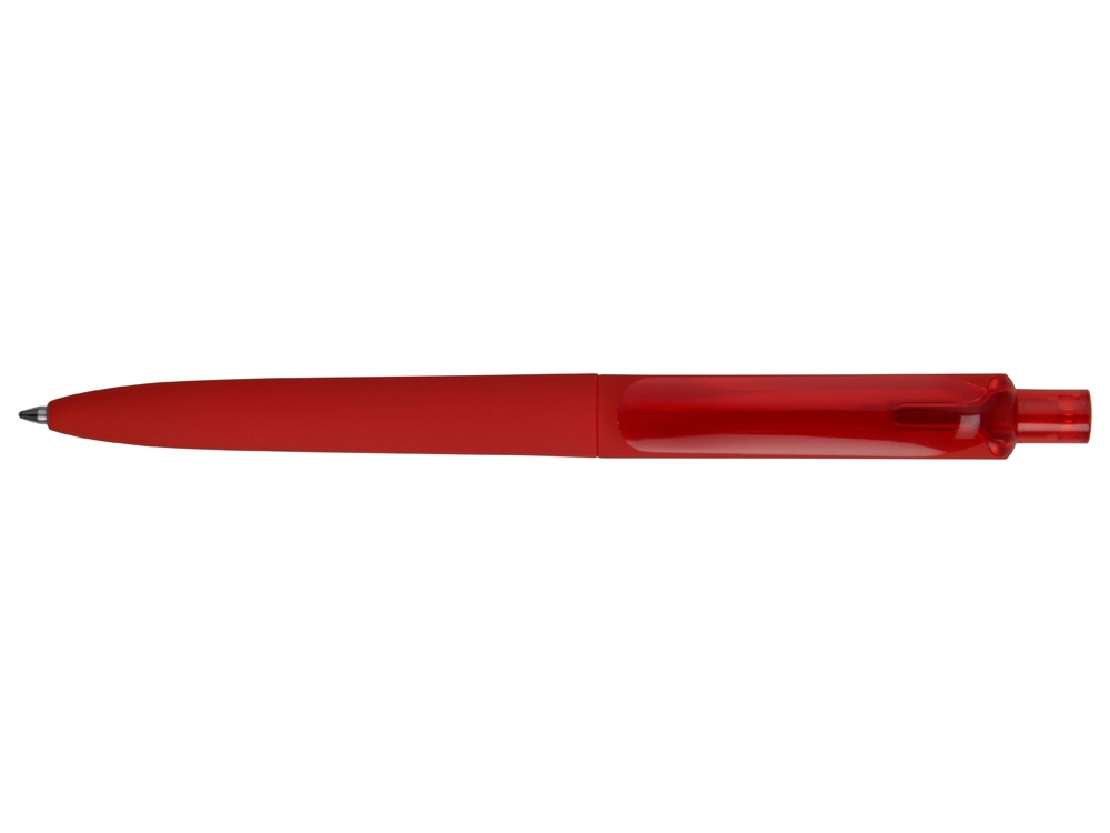 Ручка шариковая  DS8 PRR "софт-тач", красный