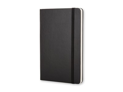 Записная книжка Moleskine Classic  (нелинованный), Pocket (9х14 см), черный