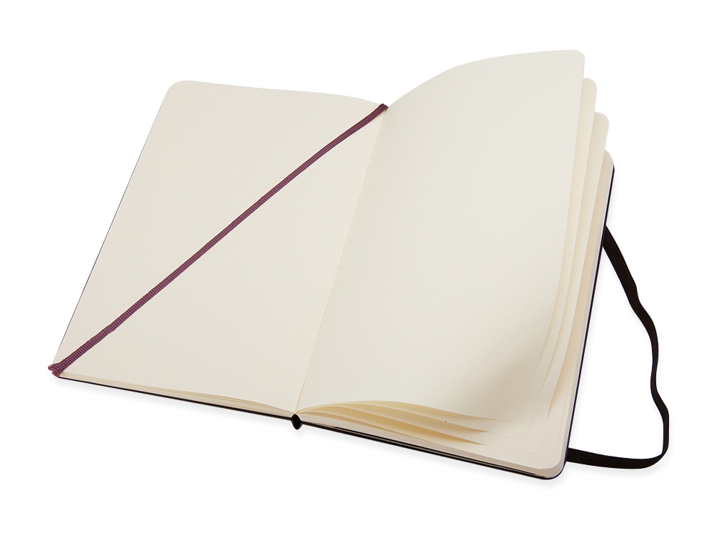 Записная книжка Moleskine Classic  (нелинованный), Pocket (9х14 см), черный