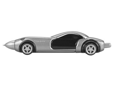 Авторучка шариковая «Сан-Марино» в форме автомобиля, серебристая