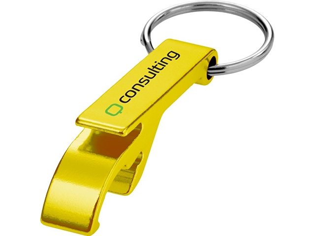 Брелок-открывалка для бутылок и банок Tao, золотистый