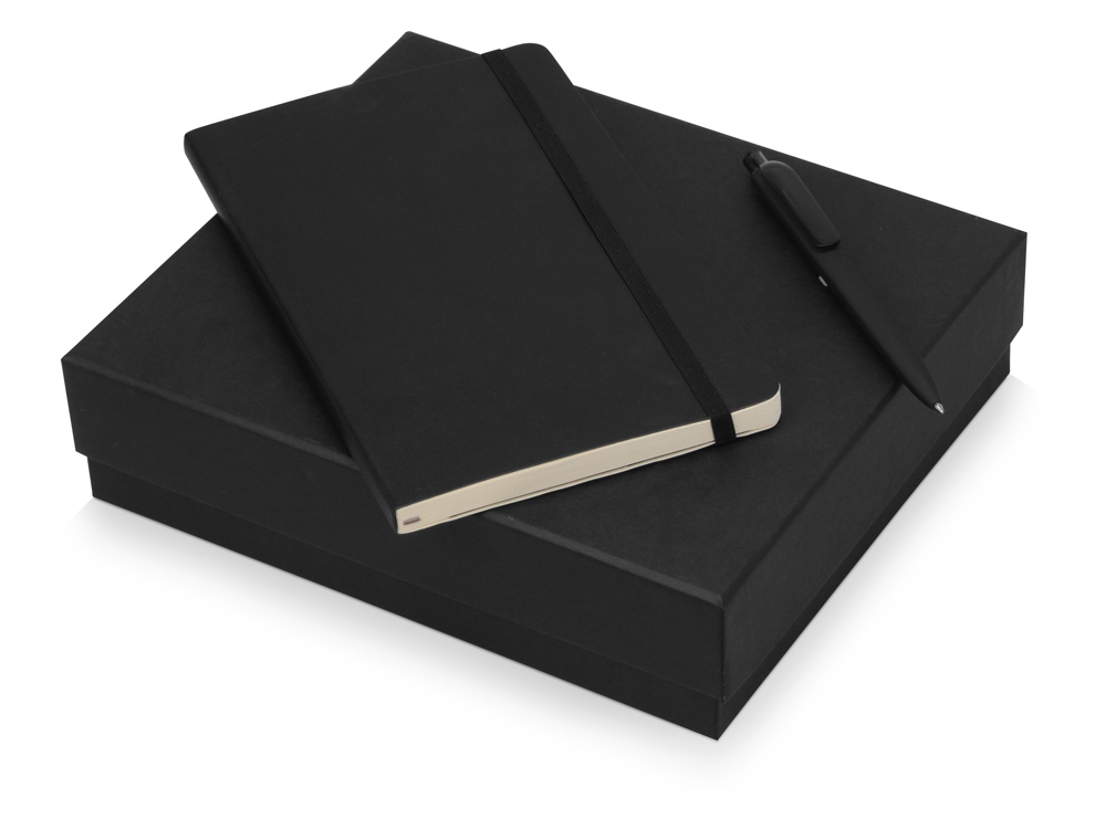 Подарочный набор Moleskine Indiana с блокнотом А5 и ручкой, черный