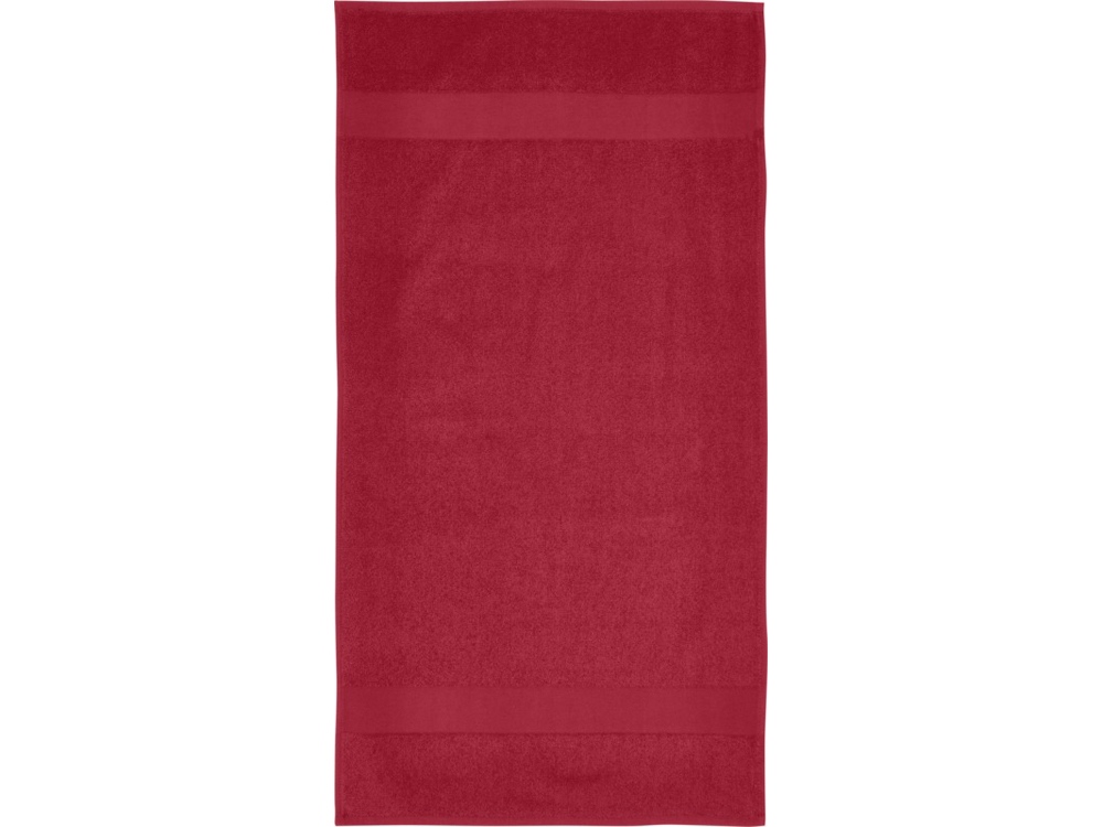 Хлопковое полотенце для ванной Charlotte 50x100 см с плотностью 450 г/м?, красный