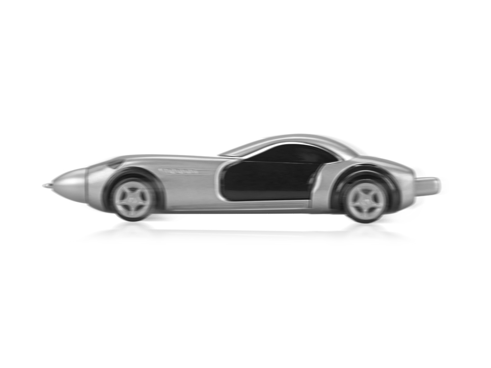 Авторучка шариковая «Сан-Марино» в форме автомобиля, серебристая