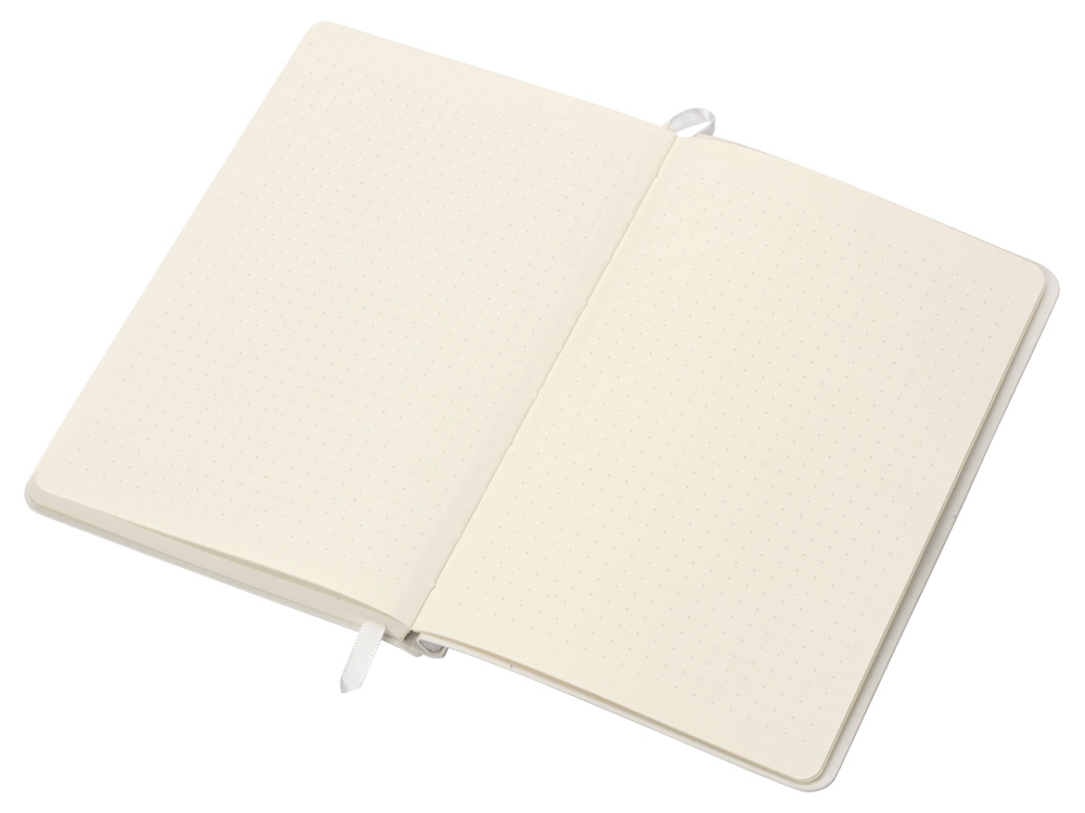 Блокнот Notepeno 130x205 мм с тонированными линованными страницами, белый