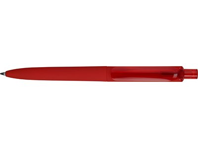 Ручка шариковая  DS8 PRR "софт-тач", красный
