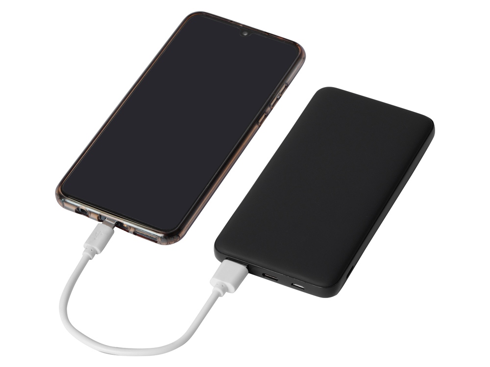 Портативное зарядное устройство, 10 000 mah, черный