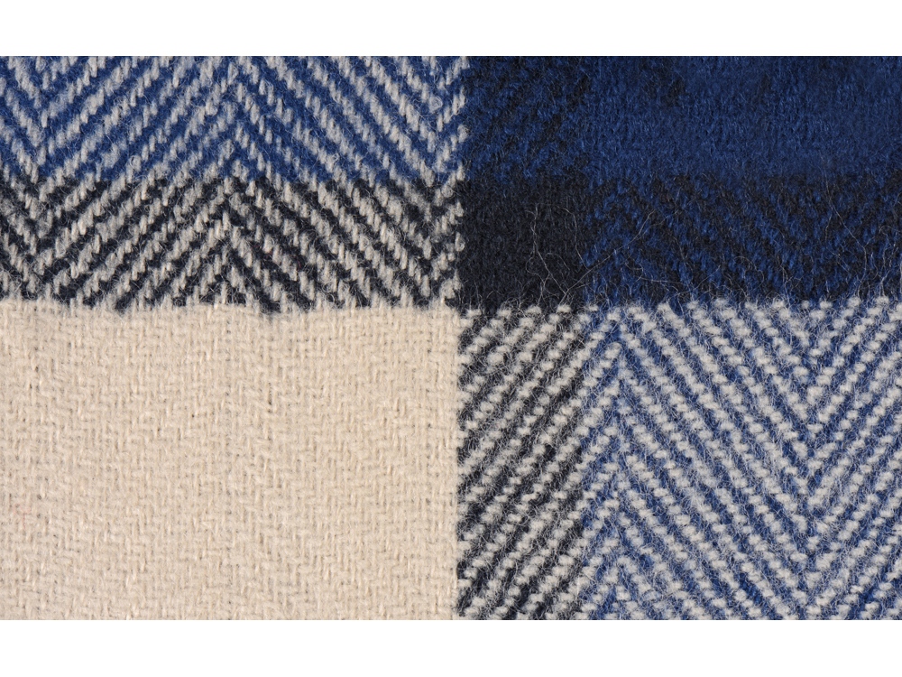 Плед акриловый в клетку Tartan, черный