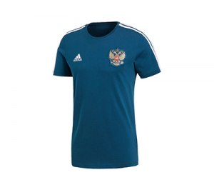 Футболка РОССИЯ 3-STRIPE. adidas, синий/белый