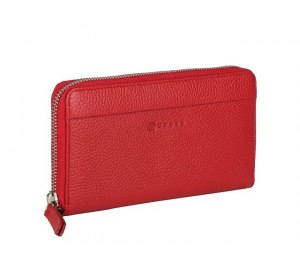 Кошелёк Cross Colors Rosso, кожа наппа, фактурная, цвет красный