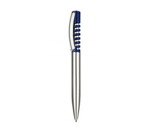 Авторучка шариковая Senator модель New Spring Chrome серебр./синяя 
