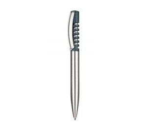 Авторучка шариковая Senator модель New Spring Chrome серебр./антрацит 