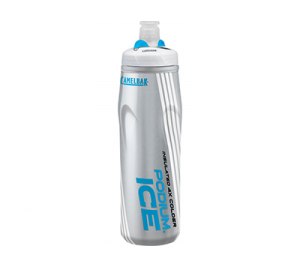 Бутылка CamelBak Podium® Ice ™ 0,62л, серебристый/голубой