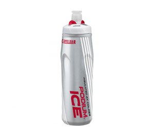 Бутылка CamelBak Podium® Ice ™ 0,62л, серебристый/красный