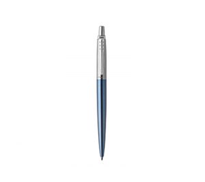 Шариковая ручка Parker Jotter Essential, Waterloo Blue CT, голубой/серебристый