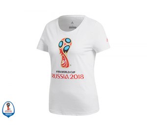 Футболка женская FWC Emblem. adidas, белый