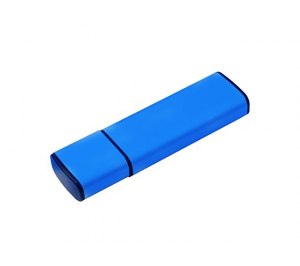 USB-флешка металлическая на 64ГБ 3.0 с колпачком, синий