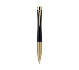 *Ручка шариковая Parker модель Urban черная с медной