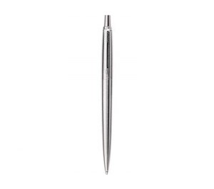Авторучка шариковая Parker, модель Jotter, серебристая 