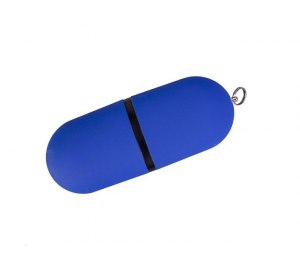 USB-флешка на 16 ГБ 3.0 USB, с покрытием soft-touch, синий