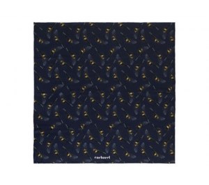 Шелковый платок Victoire Navy