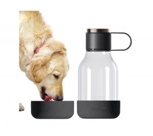 Бутылка для воды DOG BOWL, 1500 мл, черный