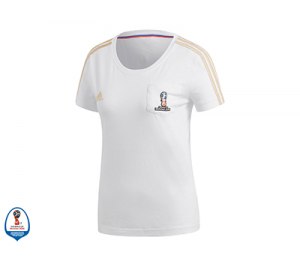 Футболка женская FWC Emblem. adidas, белый
