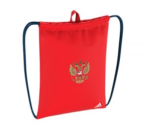 Сумка-мешок РОССИЯ. adidas, красный/синий