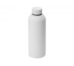 Вакуумная термобутылка Cask Waterline, soft touch, 500 мл, белый (Р)