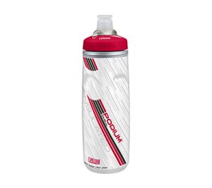 Бутылка CamelBak Podium ChilL 0,62л, белый/красный